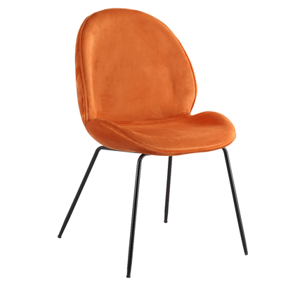 Eleganter orange Farbe-Gubi-Käfer-Stuhl/Hauptgewebe, das Stühle speist